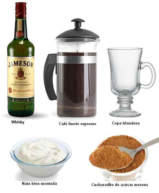 como hacer cafe irlandes