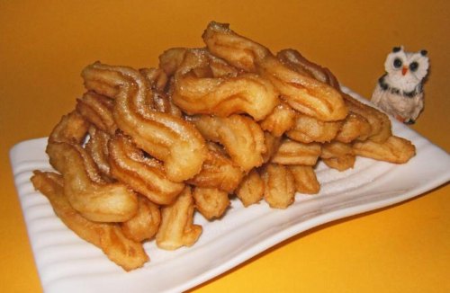 Receta de churros caseros sin churrera, con manga