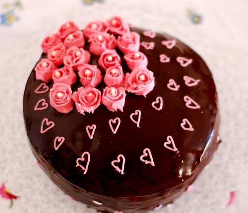 pastel de chocolate para cumpleaños