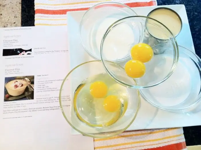receta flan de huevo