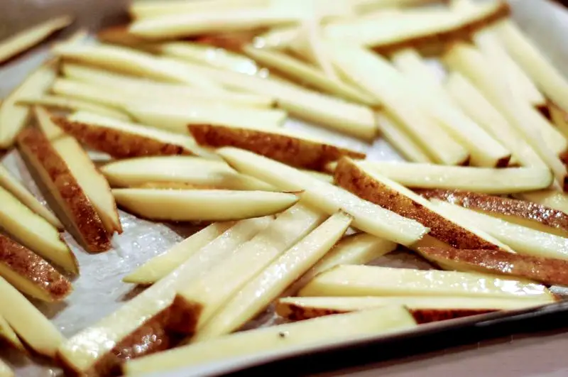 Patatas fritas al horno receta