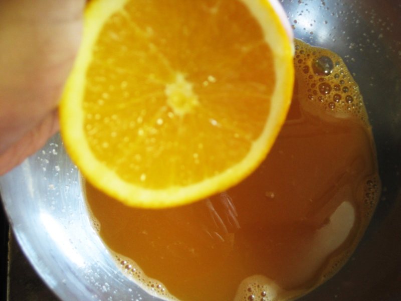 zumo de zanahorias y naranja