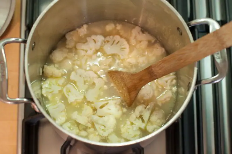 crema de coliflor receta