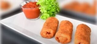 rollitos de jamón con queso