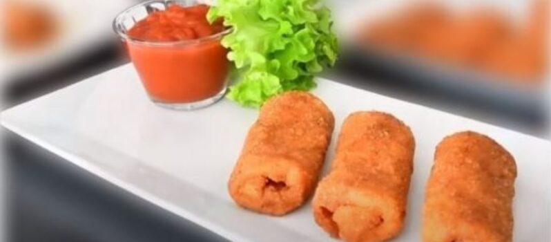 rollitos de jamón con queso